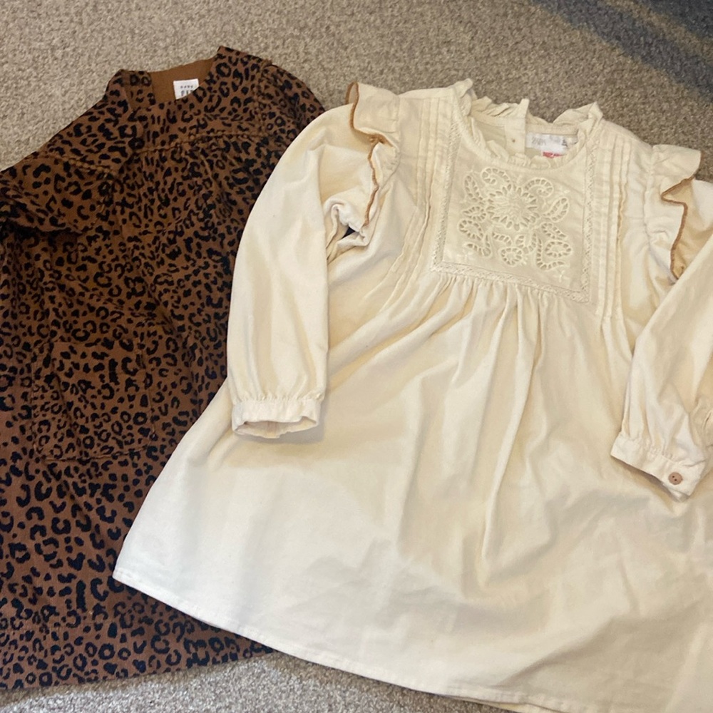 Girls corduroy dresses (2)